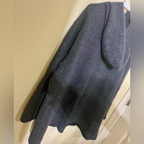 Eileen Fisher Woman Fuzzy Lambswool Blend Zip Up Jacket - Picture 16 of 16